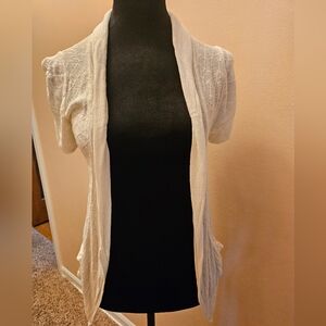 Off-White Sheer Cardigan